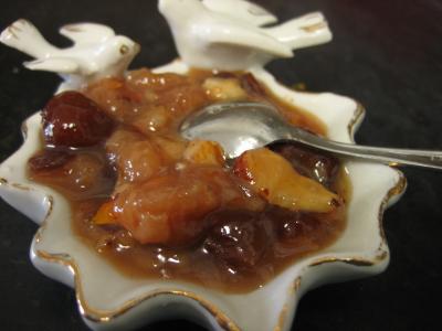 Image : Confiture de cerises et bananes