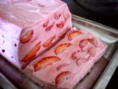 Image : Terrine de fraises et framboises
