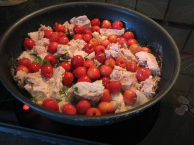 Thon au chou-rave et cerises - 8.3