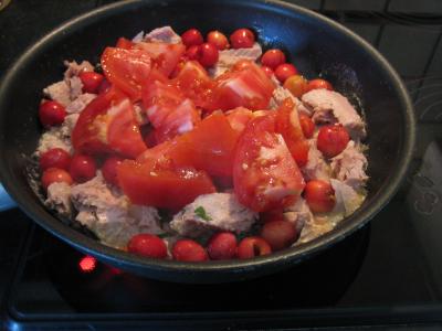 Thon au chou-rave et cerises - 8.4