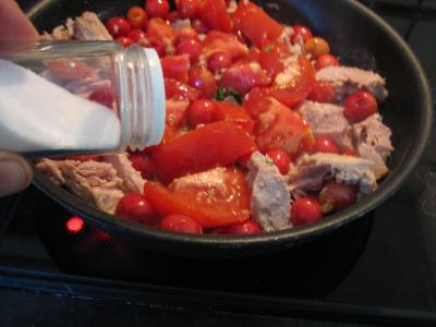 Thon au chou-rave et cerises - 9.1