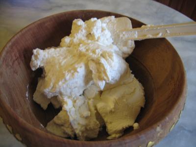 Mousse aux graines de tournesol et son coulis de fraises - 9.1