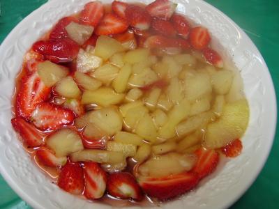 Soupe de violettes à l'ananas et aux fraises - 5.1