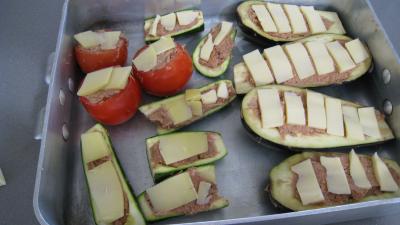 Image : Aubergines et ses légumes farcis