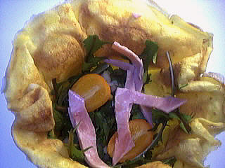 Image : Aumônières de crêpes aux kumquats