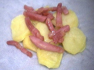 Aumônières aux pommes de terre et coulis de banane - 4.4