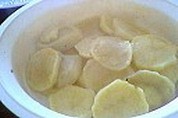 Aumônières aux pommes de terre et coulis de banane - 2.4