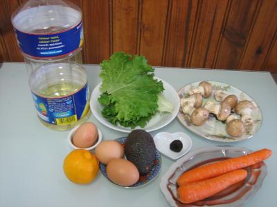 Ingrédients pour la recette : Avocat façon mimosa