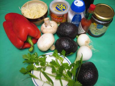 Ingrédients pour la recette : Avocats sautés et gratinés