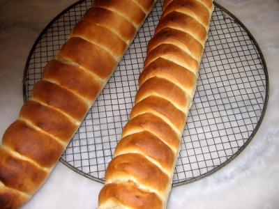 Baguettes viennoises au poolish - 12.2