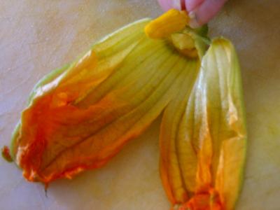 Beignets de fleurs de courgettes et aubergines - 4.1