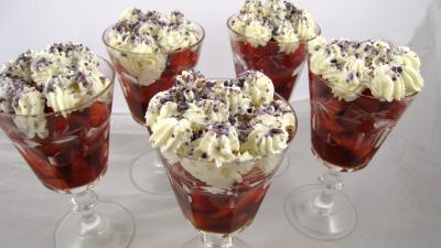 Recette élaborée : Fraises chantilly