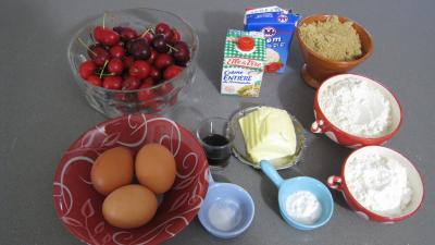 Ingrédients pour la recette : Clafoutis aux cerises
