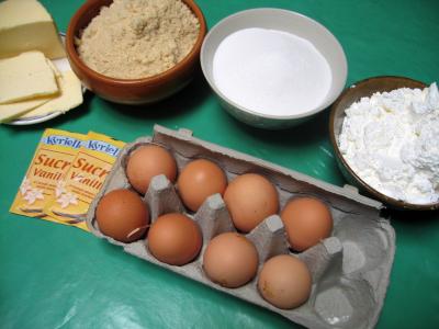 Ingrédients pour la recette : Biscuit génois