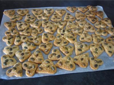 Biscuits au Cantal et graines de courge - 7.2