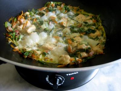 Image : Blancs de poulet aux fanes de carottes