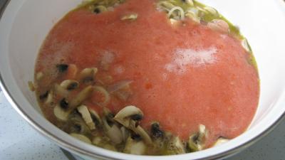 Blé gratiné aux tomates et à la Mozzarella - 9.3
