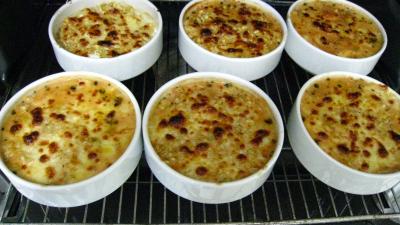 Blé gratiné aux tomates et à la Mozzarella - 15.3