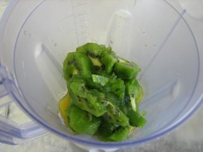 Sorbet aux kiwis et sa crème à l'ananas - 4.1