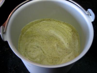 Image : Sorbet aux kiwis et sa crème à l'ananas