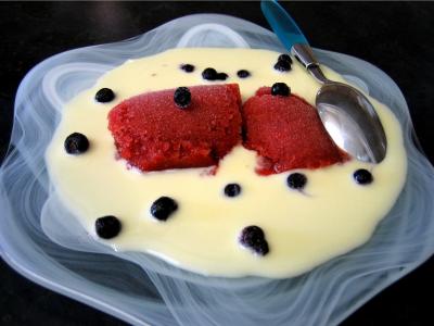 Image : Sorbet aux fraises