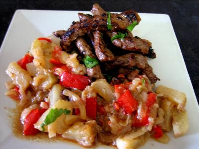 Image : Boeuf aux chayottes