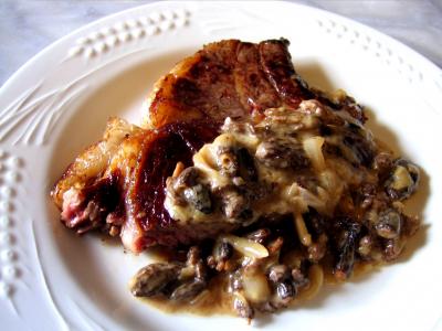 Cube deshydratée de bouillon de boeuf : Boeuf aux morilles