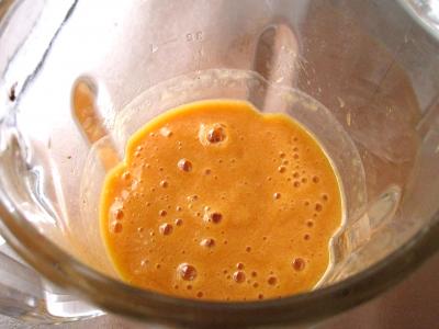 Image : Boisson pêches et melon au gingembre