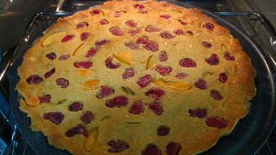 Clafoutis aux framboises et aux abricots - 4.1