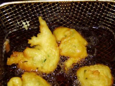 Image : Beignets au chèvre frais et ciboulette