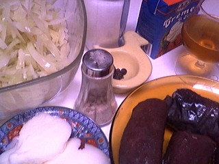 Ingrédients pour la recette : Boudin au chou