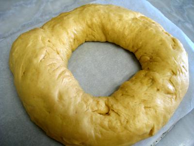 Brioche en couronne de l'avent - 9.1