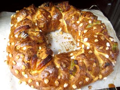 Brioche en couronne de l'avent - 12.1
