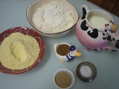 Ingrédients pour la recette : Pain au maïs à l'Irlandaise