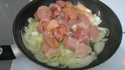 Image : Tagliatelles au poulet et au cognac