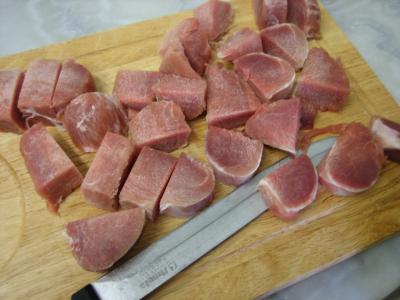 Brochettes de porc aux restes de polenta - 2.1