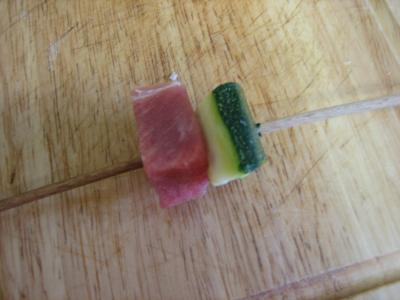 Brochettes de porc aux restes de polenta - 4.1