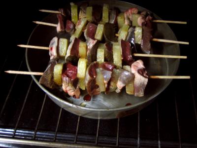 Brochettes de coeurs d'agneau - 4.3