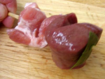 Brochettes de foie de veau aromatiques - 9.3