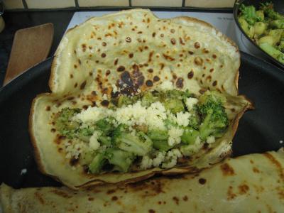 Crêpes aux brocolis et aux noix - 15.2