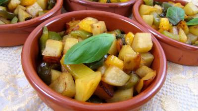 Image : Pommes de terre aux poivrons