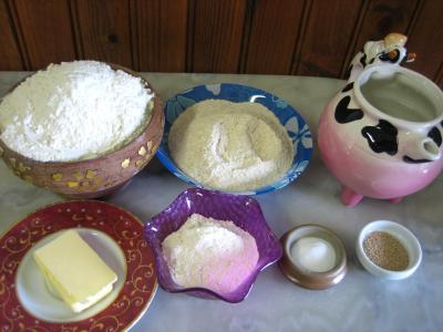 Ingrédients pour la recette : Pain au soja