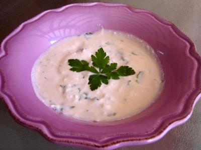 Image : Sauce au yaourt et au citron
