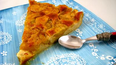 Image : Clafoutis aux mirabelles et aux cacahuètes
