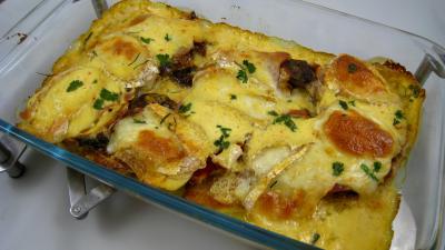Image : Côtes de porc gratinées au parfum de Corse !