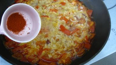 Riz, crevettes, moules et raie à la portugaise - 8.2