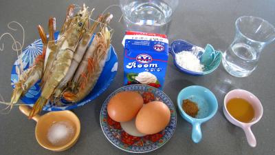 Ingrédients pour la recette : Sauce pâtissière aux crevettes