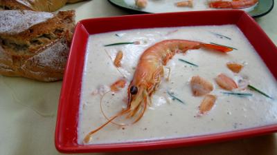 Image : Sauce pâtissière aux crevettes