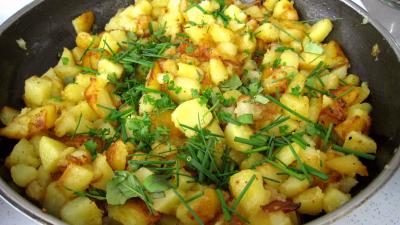 Image : Cèpes aux pommes de terre à la landaise