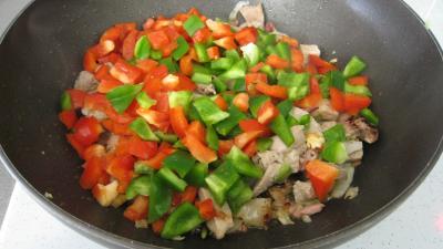 Sauté de dinde au blé et aux poivrons - 5.2